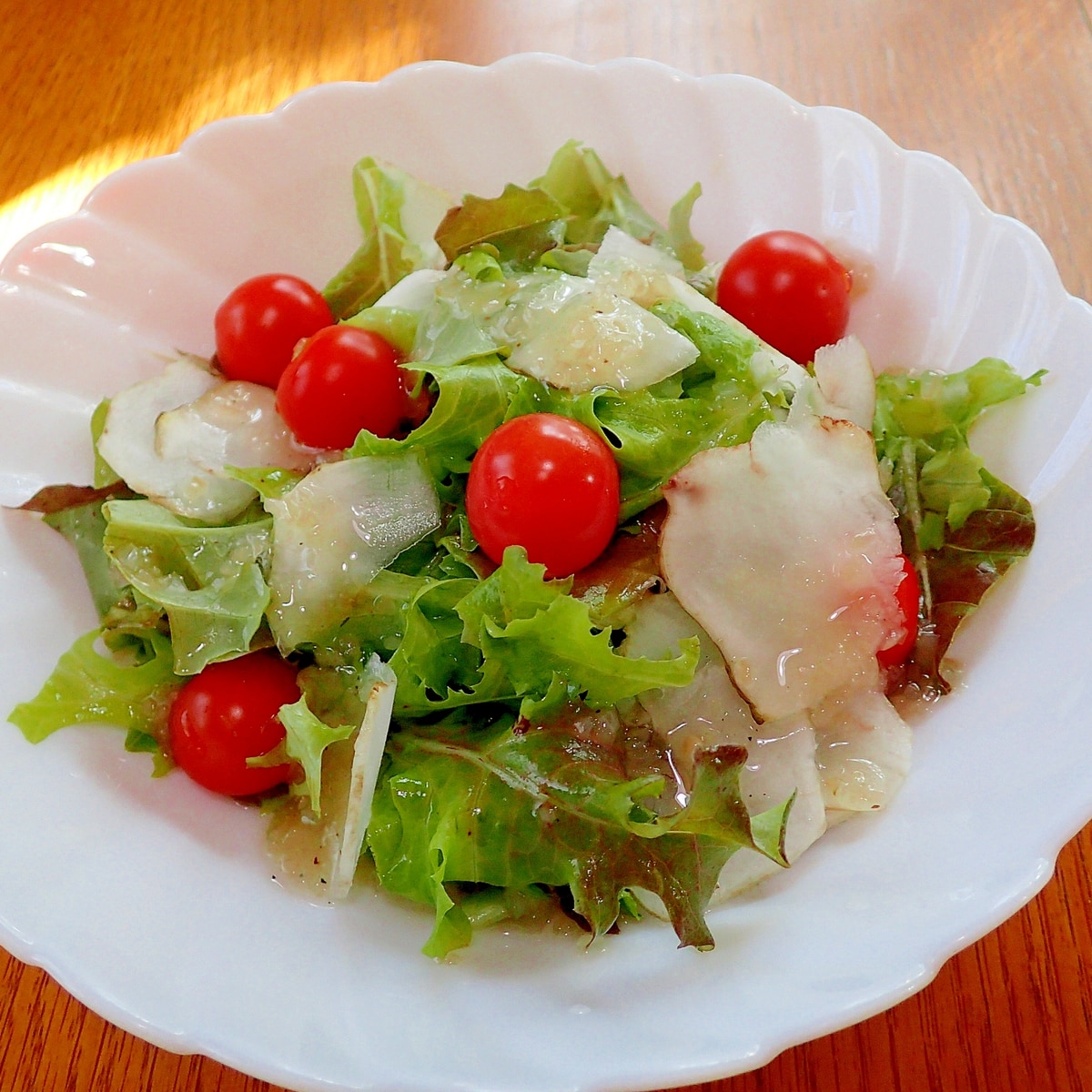 菊芋のスライスサラダ レシピ 作り方 By 根岸農園 楽天レシピ 菊芋のスライスサラダ レシピ 作り方 By 根岸農園 楽天レシピ